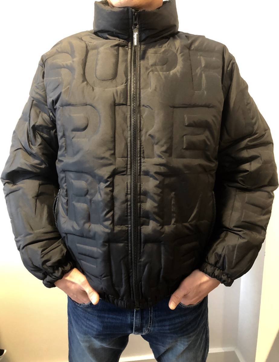bonded logo puffy jacket supreme