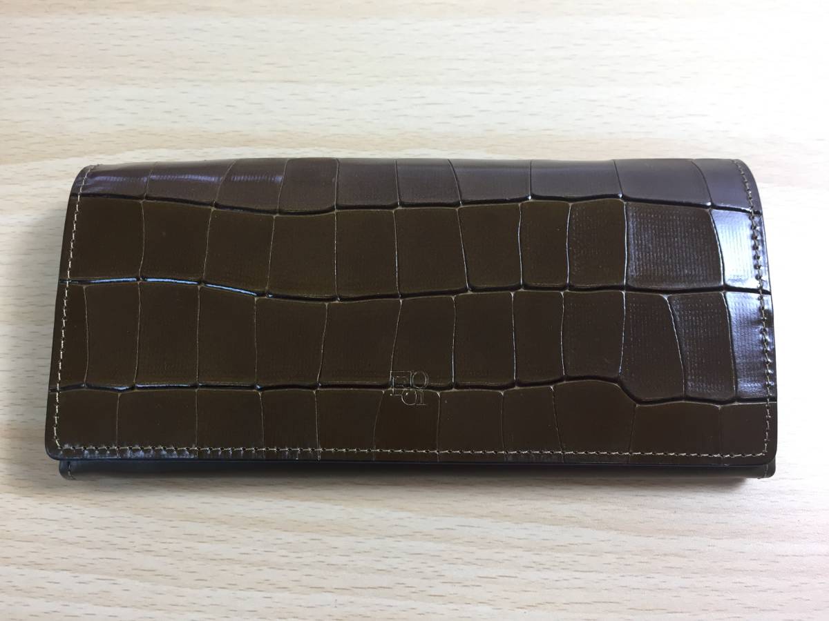 日本yahoo拍賣 樂淘letao代購代標第一品牌 27 Epoi エポイ長財布ganzo ガンゾ型押し二つ折り財布