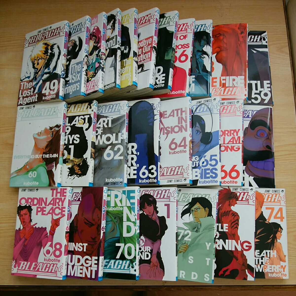 日本yahoo拍賣 樂淘letao代購代標第一品牌 計26冊セットbleach ブリーチ漫画ジャンプコミックス久保帯人49 74巻最終巻完結巻 あり集英社後半セット