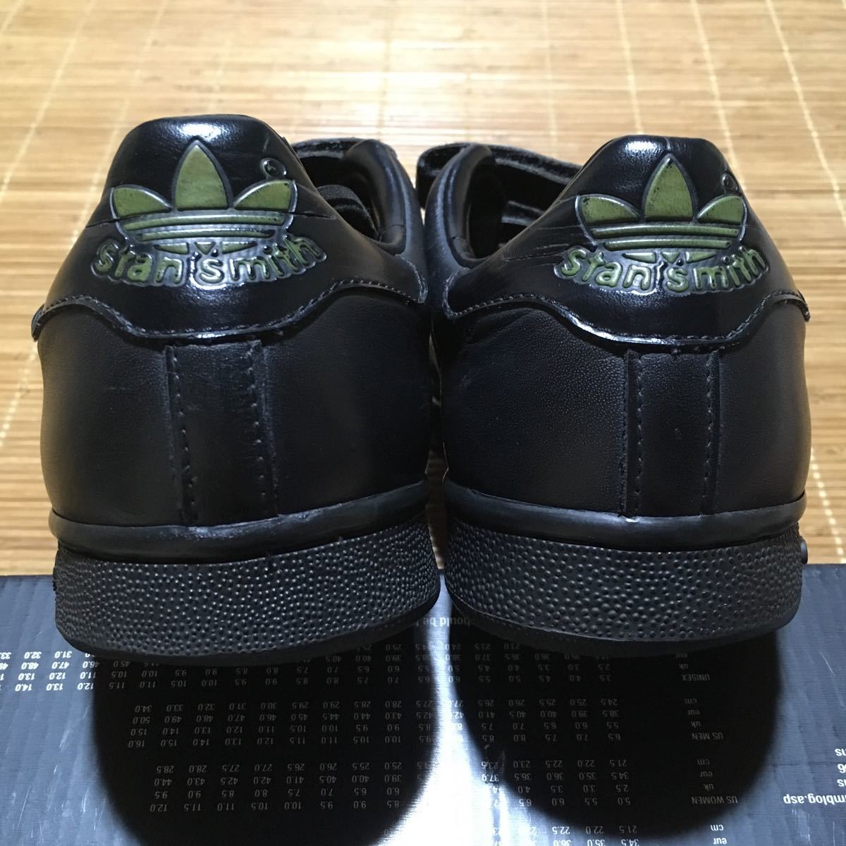 1998年製 90s adidas Stan Smith スタンスミス ベルクロ ブラック 
