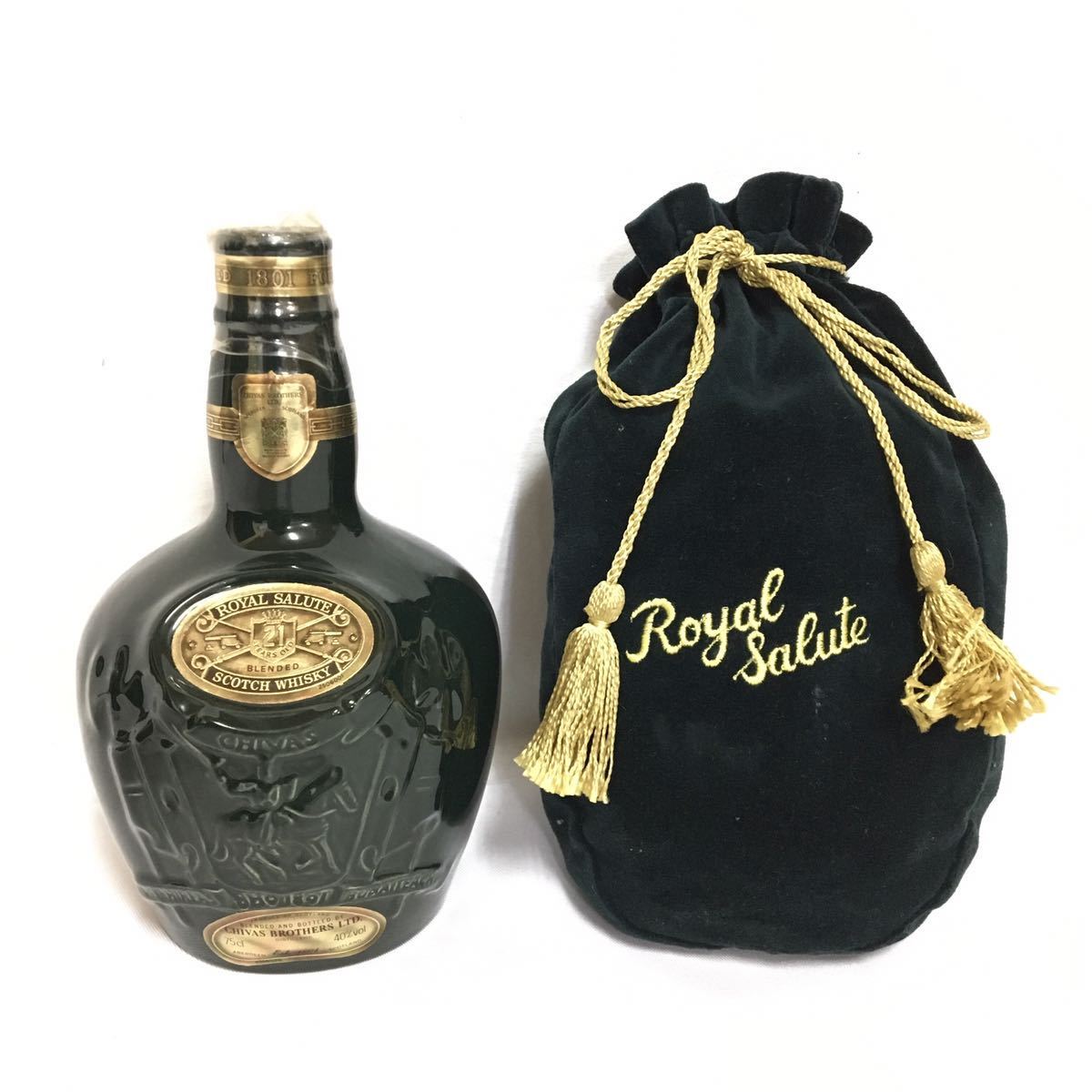 未開封 古酒 ROYAL SALUTE 緑 ロイヤルサルート スコッチ ウイスキー