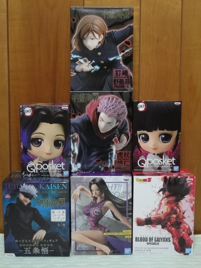 鬼滅の刃 胡蝶しのぶ 栗花落カナヲ Qposket ワンピース ハンコック 呪術廻戦 釘崎野薔薇 五条悟 ドラゴンボール ゴクウ 一番くじ １円出品 コミック アニメ 売買されたオークション情報 Yahooの商品情報をアーカイブ公開 オークファン Aucfan Com