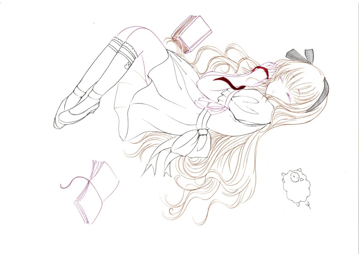 手描きイラスト うさ耳を付けた女の子 ベルベットリボンと眠るアリス サイズ 送込 手描きイラスト 売買されたオークション情報 Yahooの商品情報をアーカイブ公開 オークファン Aucfan Com