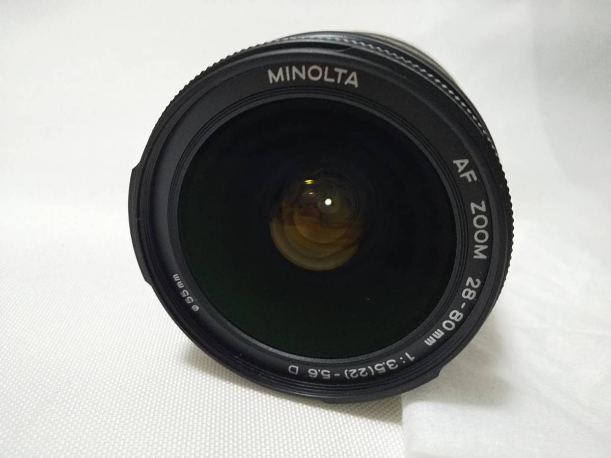 MINOLTA AF 3,5(22)-5,6/28-80MM -OSŁONA-bagnet A - 12521206476