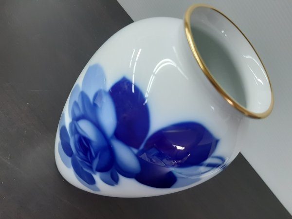 大倉陶園 OKURA 花瓶 藤の花 金彩色絵 高さ35cm 公式通販