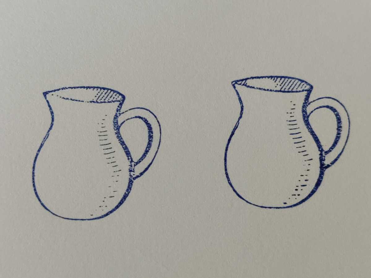 ピッチャー 水差し 液体 入れ物 容器 食器 陶器 ミルク 牛乳 フランス アンティーク スタンプ ヴィンテージ ハンコ レトロ スタンプ 売買されたオークション情報 Yahooの商品情報をアーカイブ公開 オークファン Aucfan Com