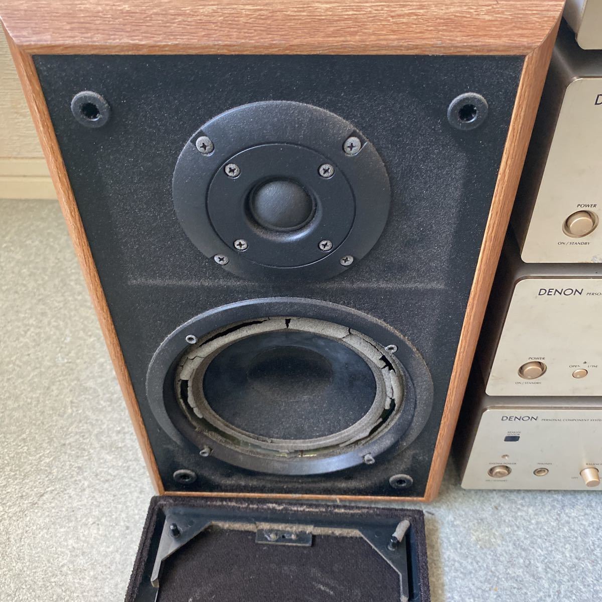 スピーカーシステム DENON システムコンポ 韓国製品 USC F07 DENON