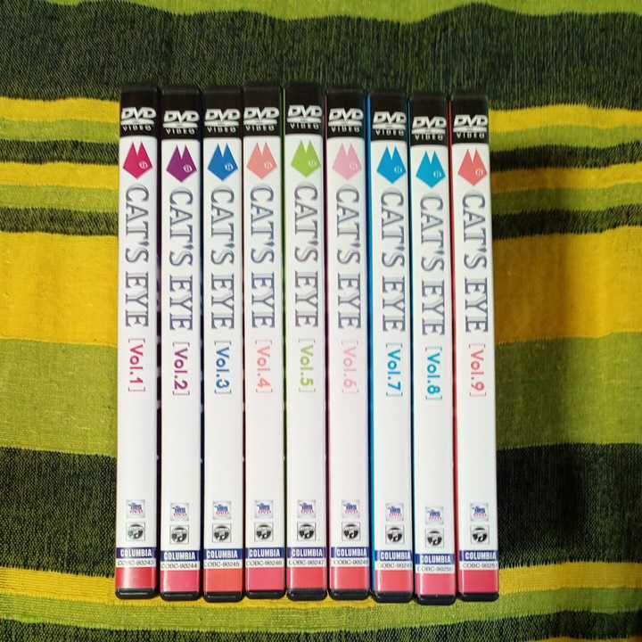 CAT'S EYE キャッアイ DVD全9巻セット キャッツ・アイ DVD-BOX 全9巻