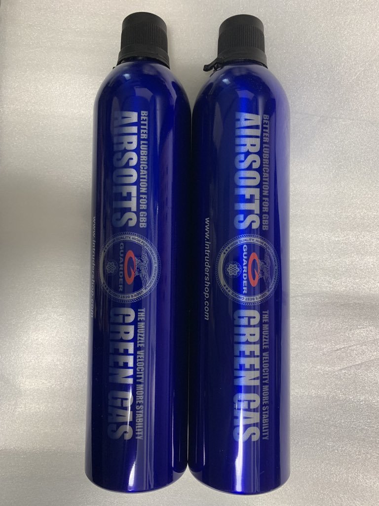 送料込2本Guarder ガーダー TopGas トップガス green gas グリーンガス2本セット新品即決