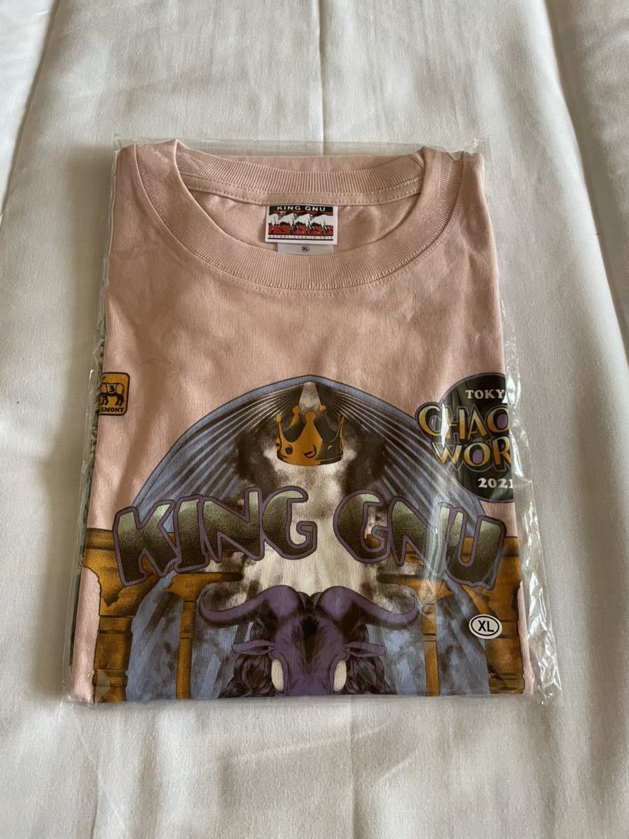 KING GNU キングヌー Tシャツ フジロック限定カラー ピンク XL(Tシャツ