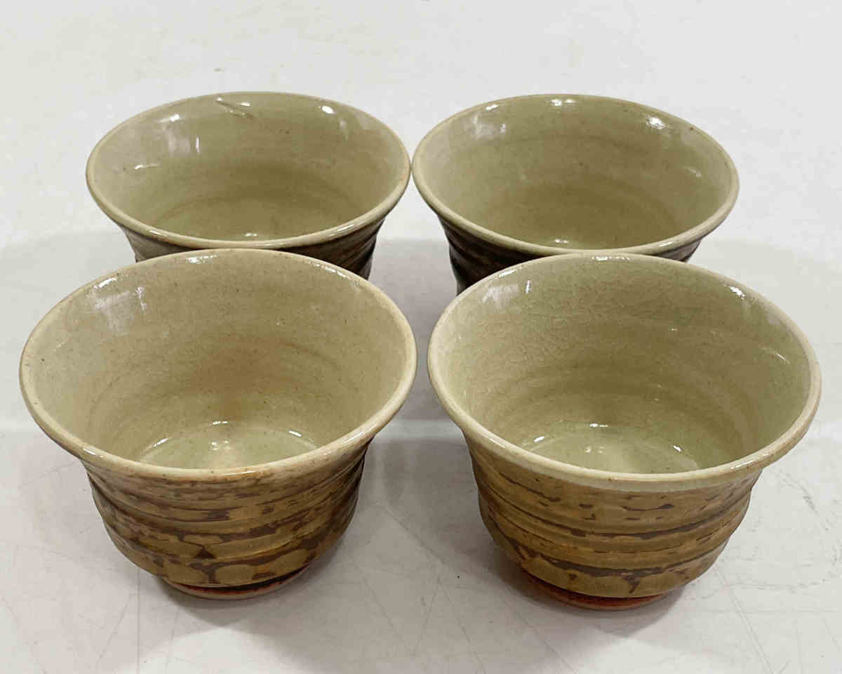 人気，最新作 □信楽焼 志がらき焼 忠左 煎茶器 (絞り手急須・