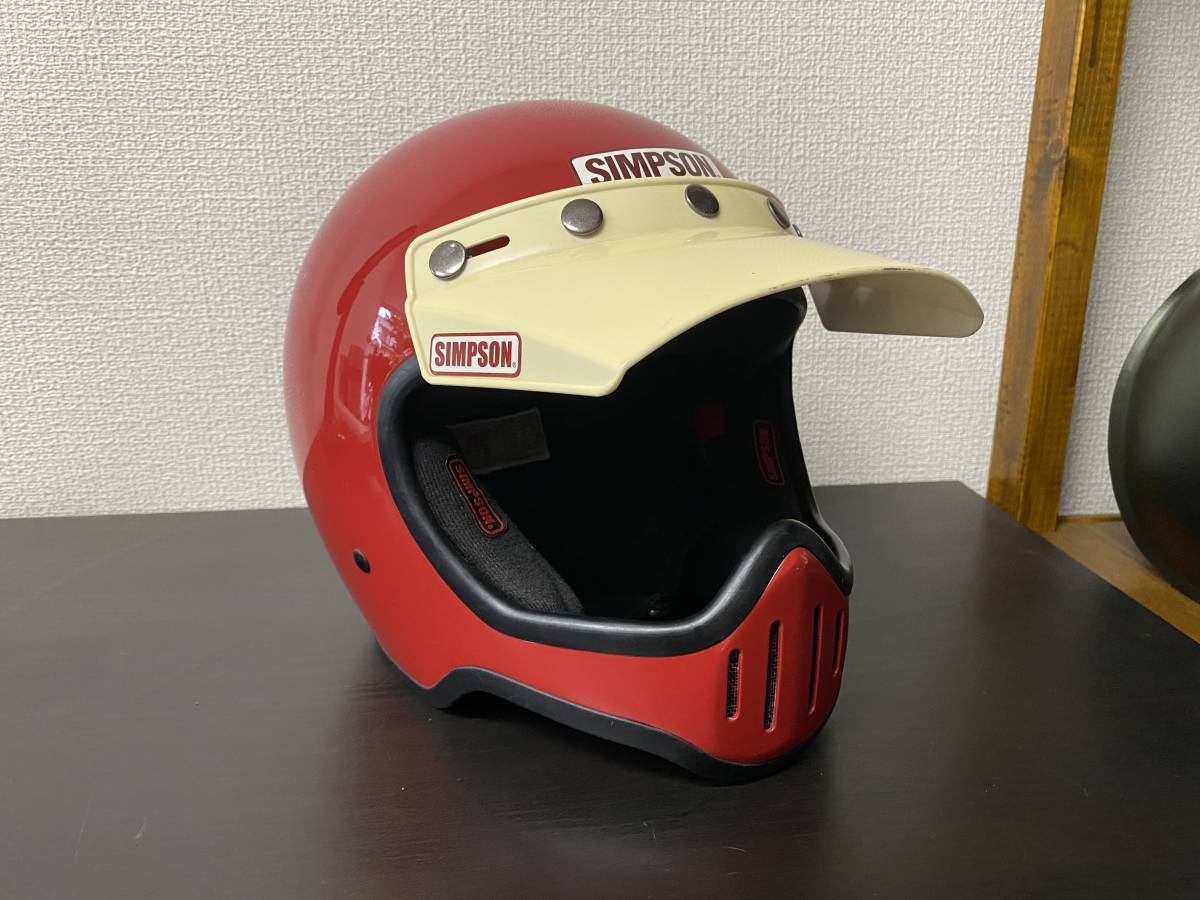 SIMPSON シンプソン M50 ビンテージオフロードヘルメット Mサイズ 2014 