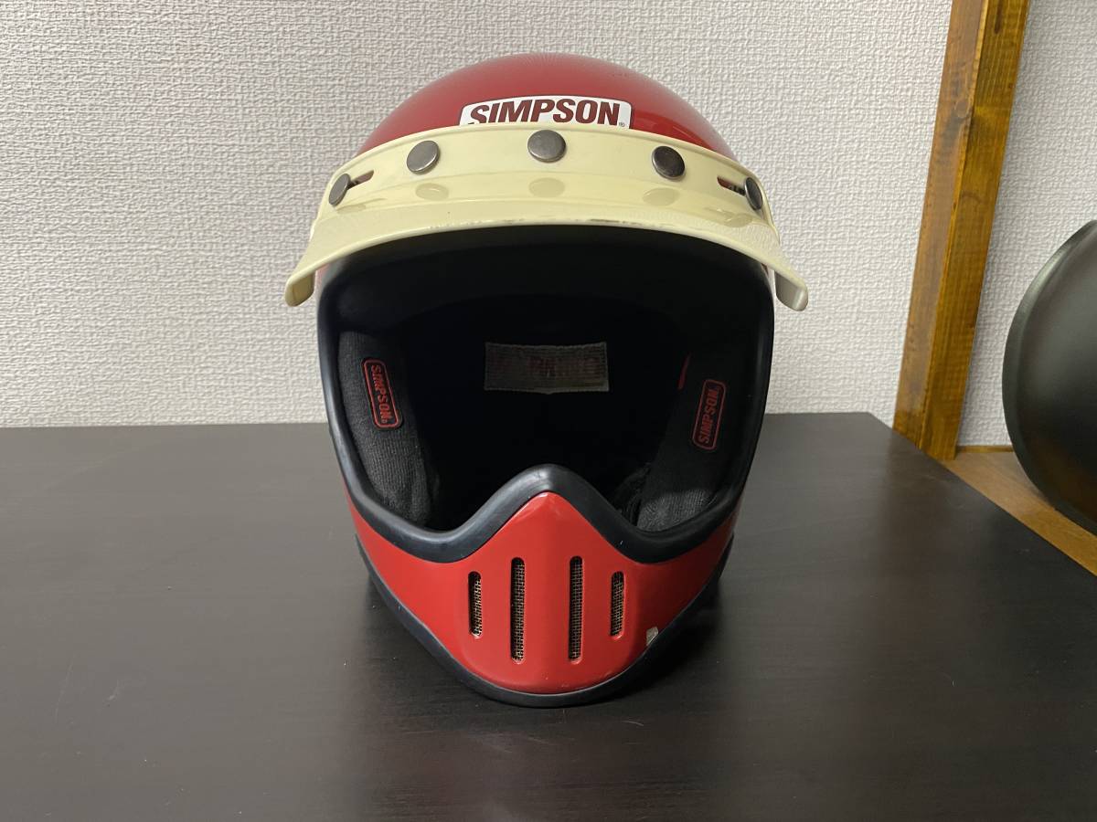 SIMPSON シンプソン M50 ビンテージオフロードヘルメット Mサイズ 2014 