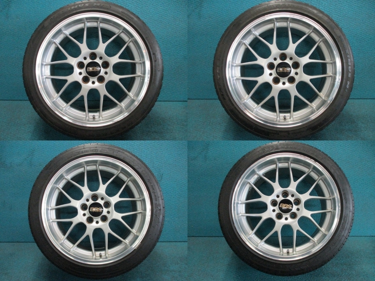 即納OK『激レア 鍛造 BBS RG-R 18インチ 8.5J +25 9.5J +20 114.3-5H 