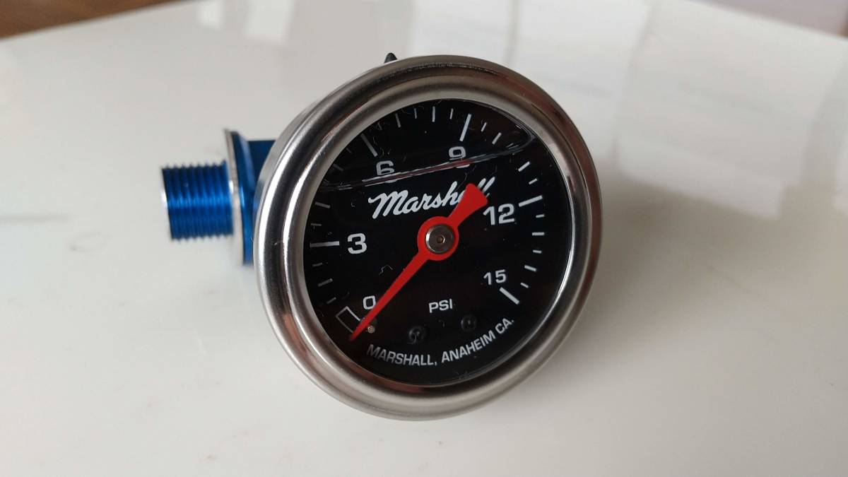マーシャル Z1 Z2用 オイルプレッシャー　油圧計Z900　KZ1000 Mk2 Z750装着可 街道レーサー　BEET　ヨシムラ　モリワキ　