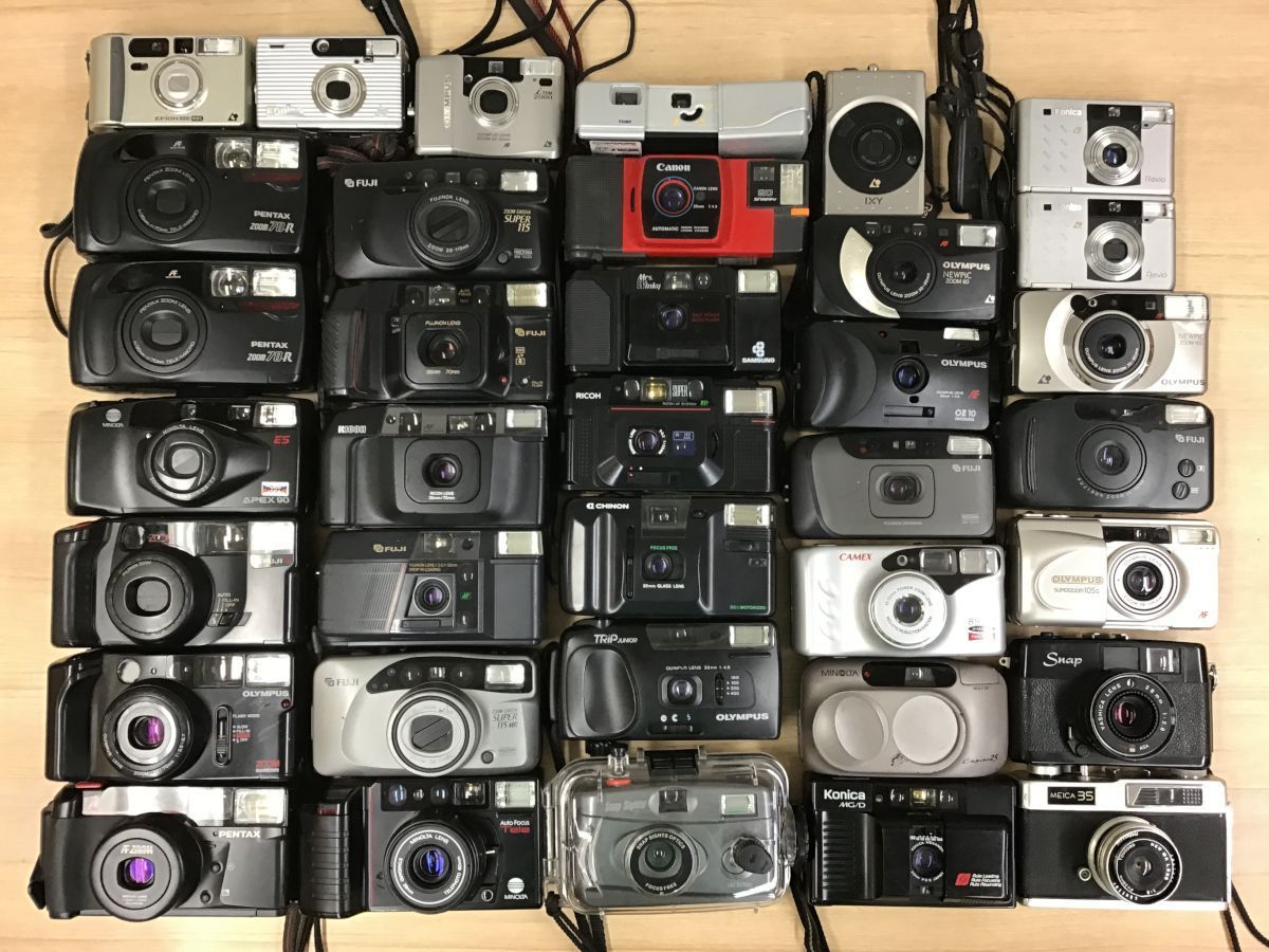 カメラ カメラ まとめ売り 36台 Canon・OLYMPUS・FUJ I・RICOH他