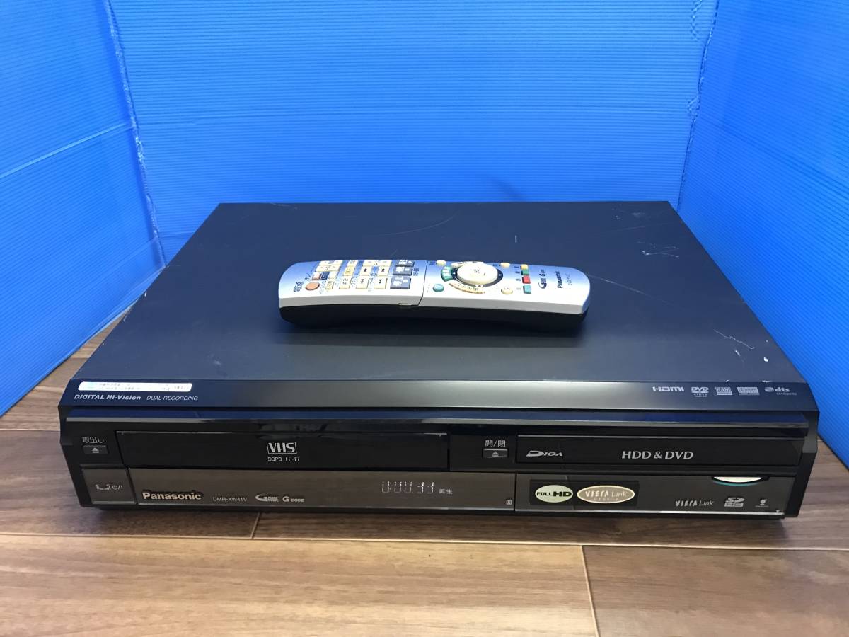Panasonic DIGA VHS/HDD/DVDレコーダー DMR-XW41V 中古品B-1136