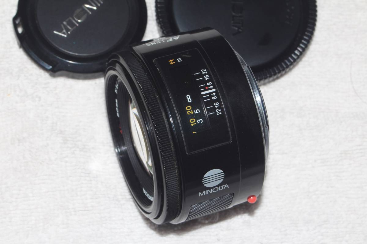 ミノルタ MINOLTA AF 50mm F1.4 (1型）程度良好
