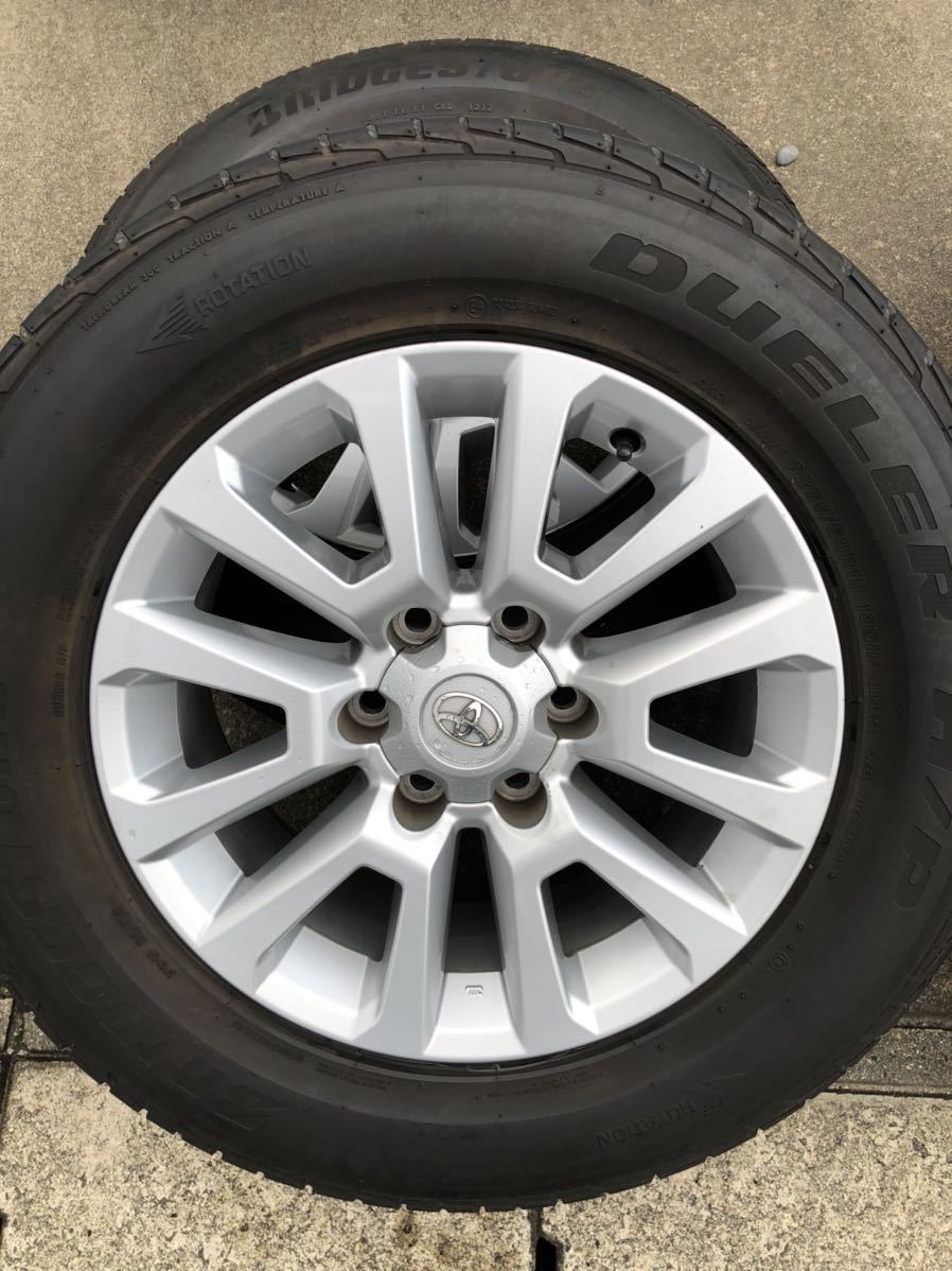 ランドクルーザープラド ランクル 純正ホイール 18インチ 7.5JJ +25