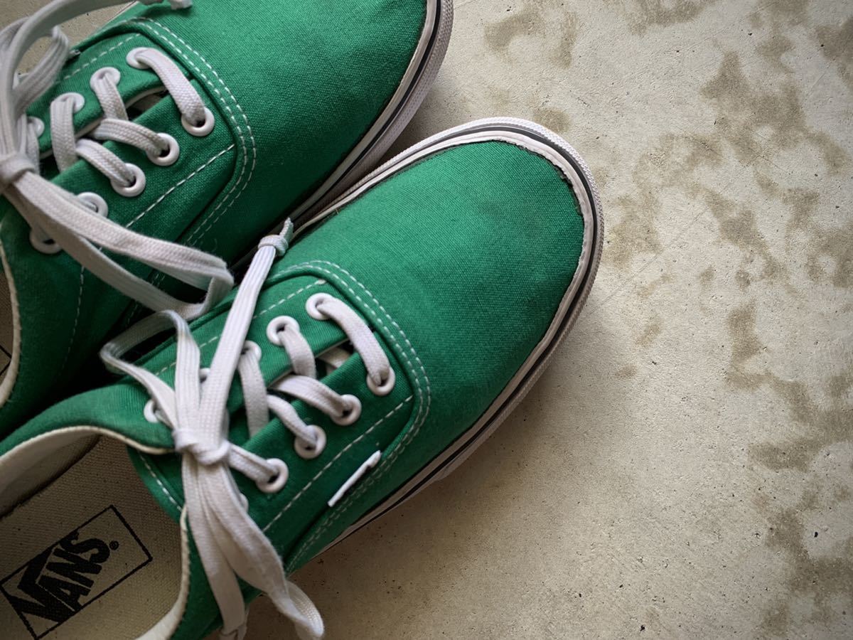 アメリカ古着/vans era/US8/グリーンスニーカー 【公式通販】