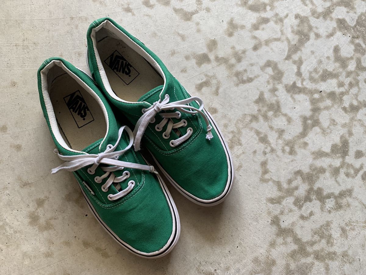 アメリカ古着/vans era/US8/グリーンスニーカー 【公式通販】
