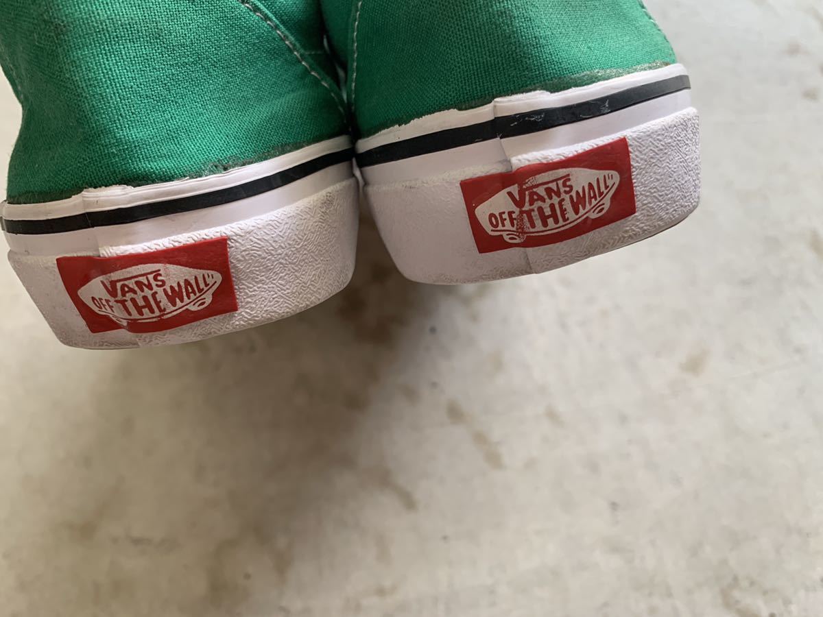 アメリカ古着/vans era/US8/グリーンスニーカー 【公式通販】