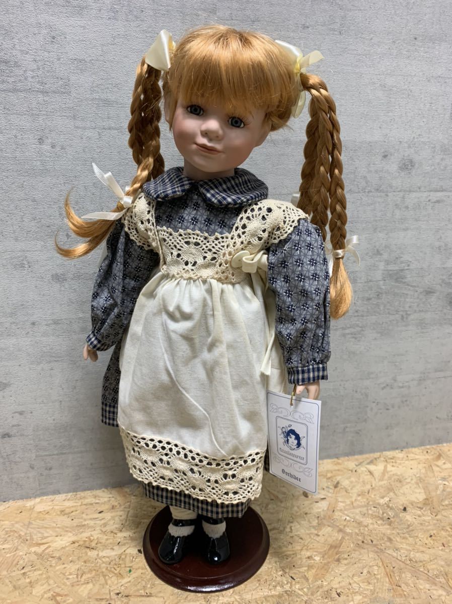 □箱 タグあり 昭和レトロ orchidee PORCELAIN DOLLS ビスクドール 