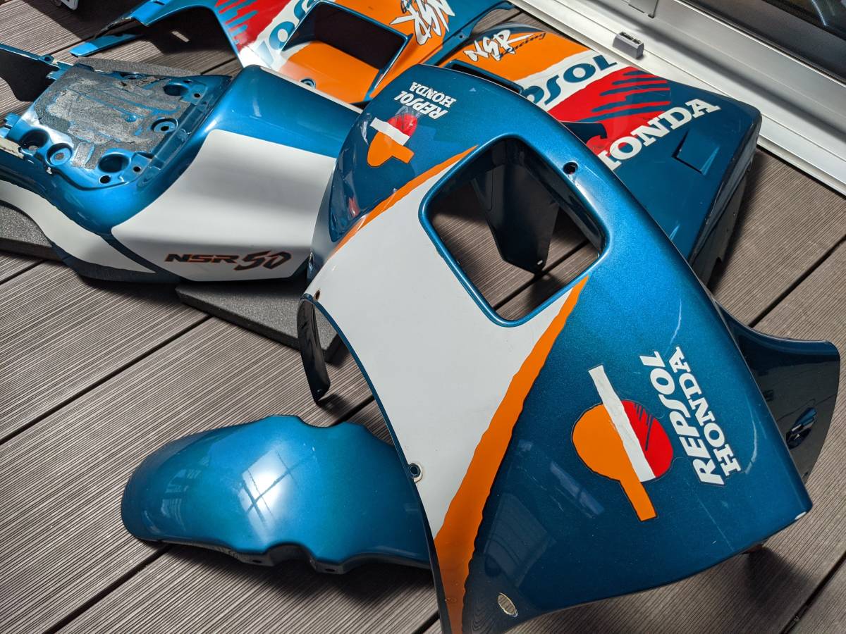 NSR50 NSR80 レプソル 純正 サイドカウル 左右セット HONDA 割れ ヒビ