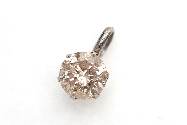破格！！大粒な0.66ct！プラチナ900 ダイヤモンド0.664ctペンダント 