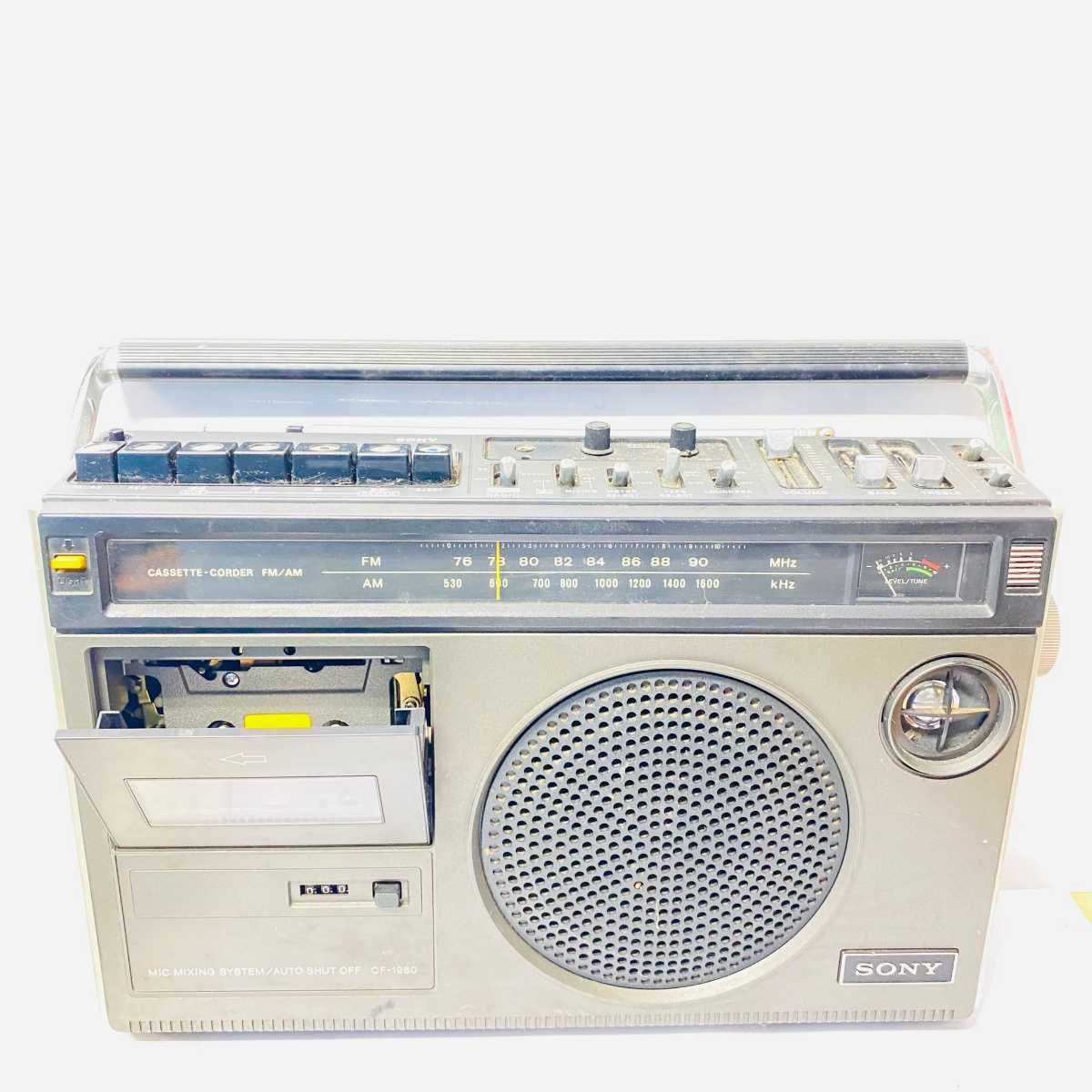 ソニー SONY ラジカセ オーディオ機器 CF-1900 高級 - FM⁄AM sony 2026