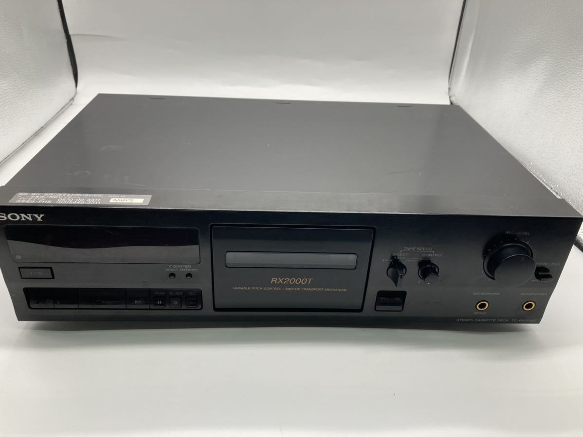 SONY - TC-RX2000T カセットデッキ ソニー RX2000T 「tc-rx2000t」の