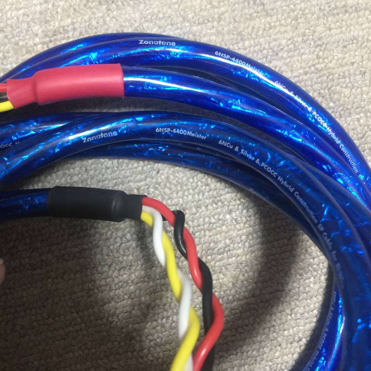 スピーカーケーブル Zonotone ゾノトーン 6NSP-4400 Meister ペア &amp
