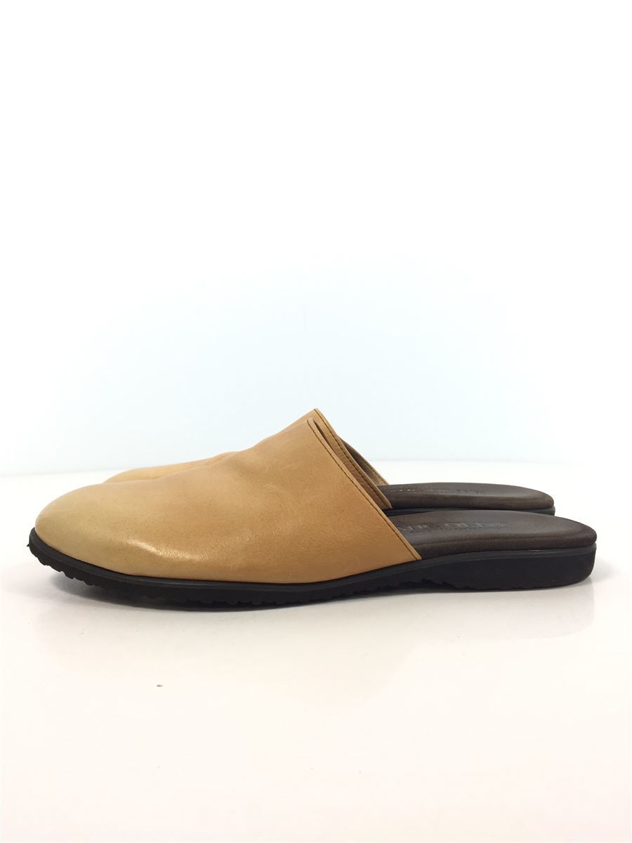 MR.OLIVE◆サンダル/M/CML/レザー/ミスターオリーブ/SLIPPERS SANDALE/ME833/キャメル/牛革
