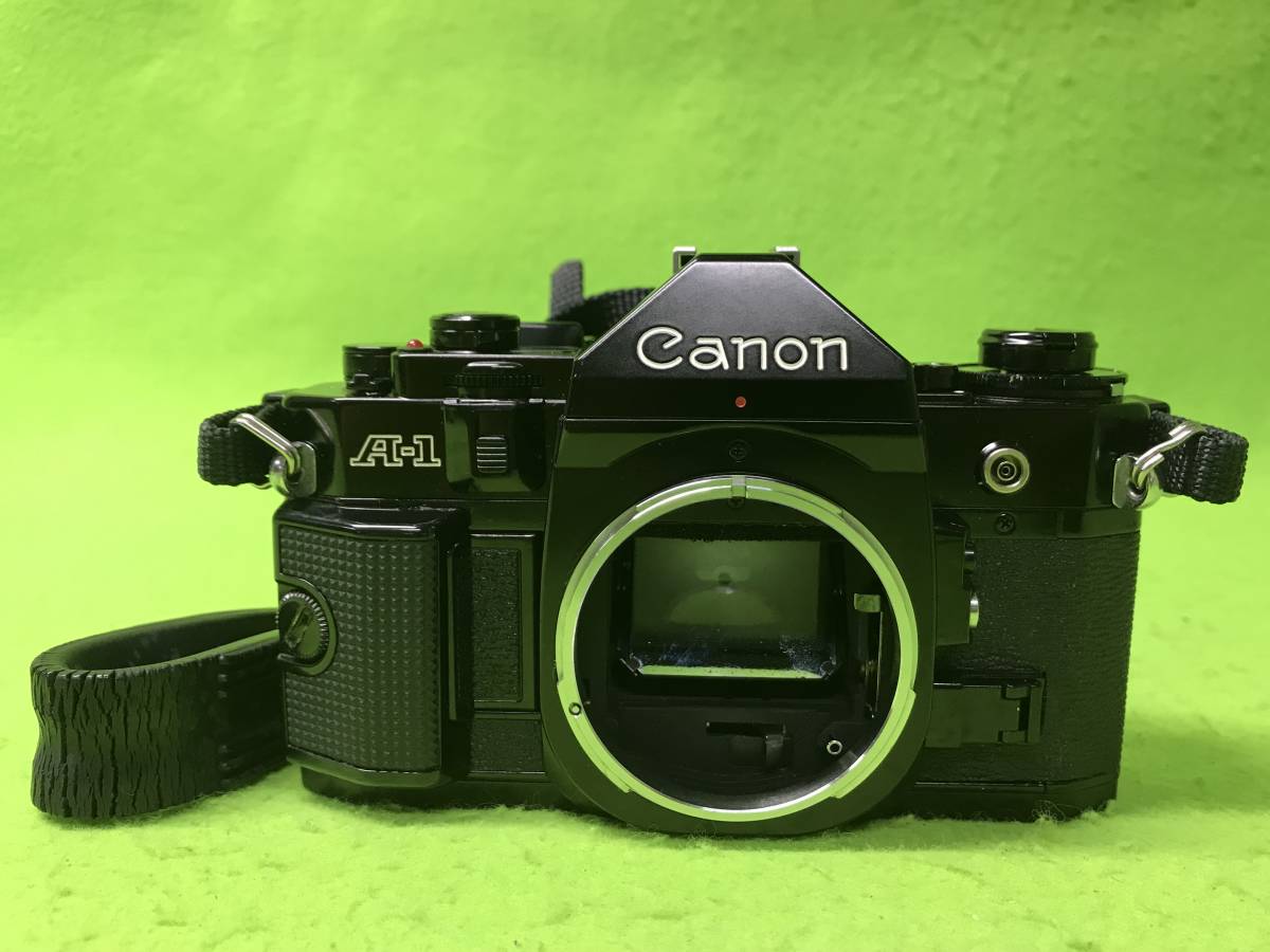 21-0819-04】Canon キャノン A-1 カメラボディブラック ジャンク品