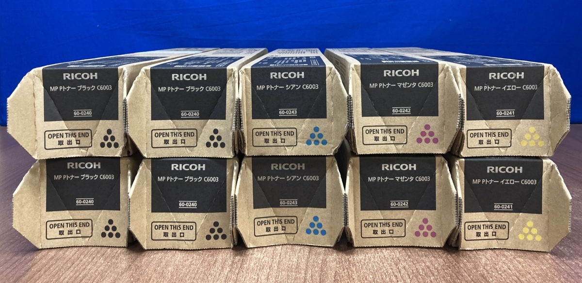 ●【リコー】★純正未使用品★MP PトナーC6003 K×4、C×2、M×2、Y×2 IM C6000/5500/4500対応