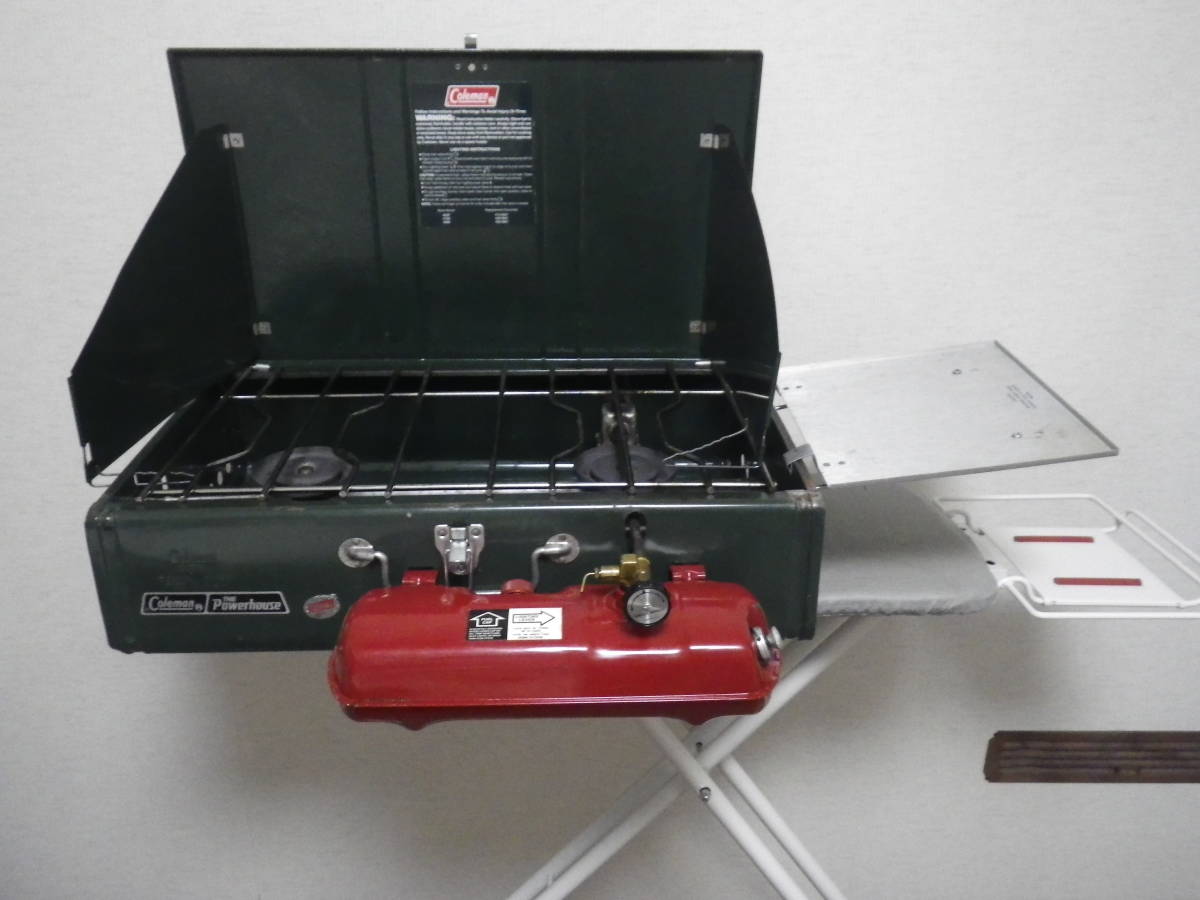 格安，人気SALE 作動点火燃焼確認済み Coleman コールマン ２バーナー ホワイトガソリン仕様 ４１３ モデル(ツーバーナー)｜売買されたオークション情報、yahooの商品情報をアーカイブ公開 - オークファン ツーバーナー