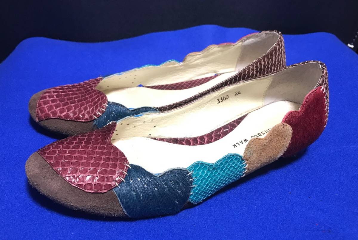 ツモリチサト　Tsumori Chisato WALK レザーパンプス ＜中古＞