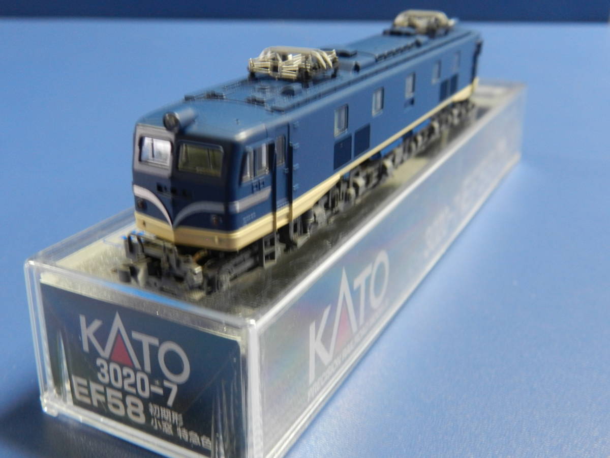 EF58 KATO 特急色 3020-7 Nゲージ 初期形小窓 鉄道模型 - | 電気