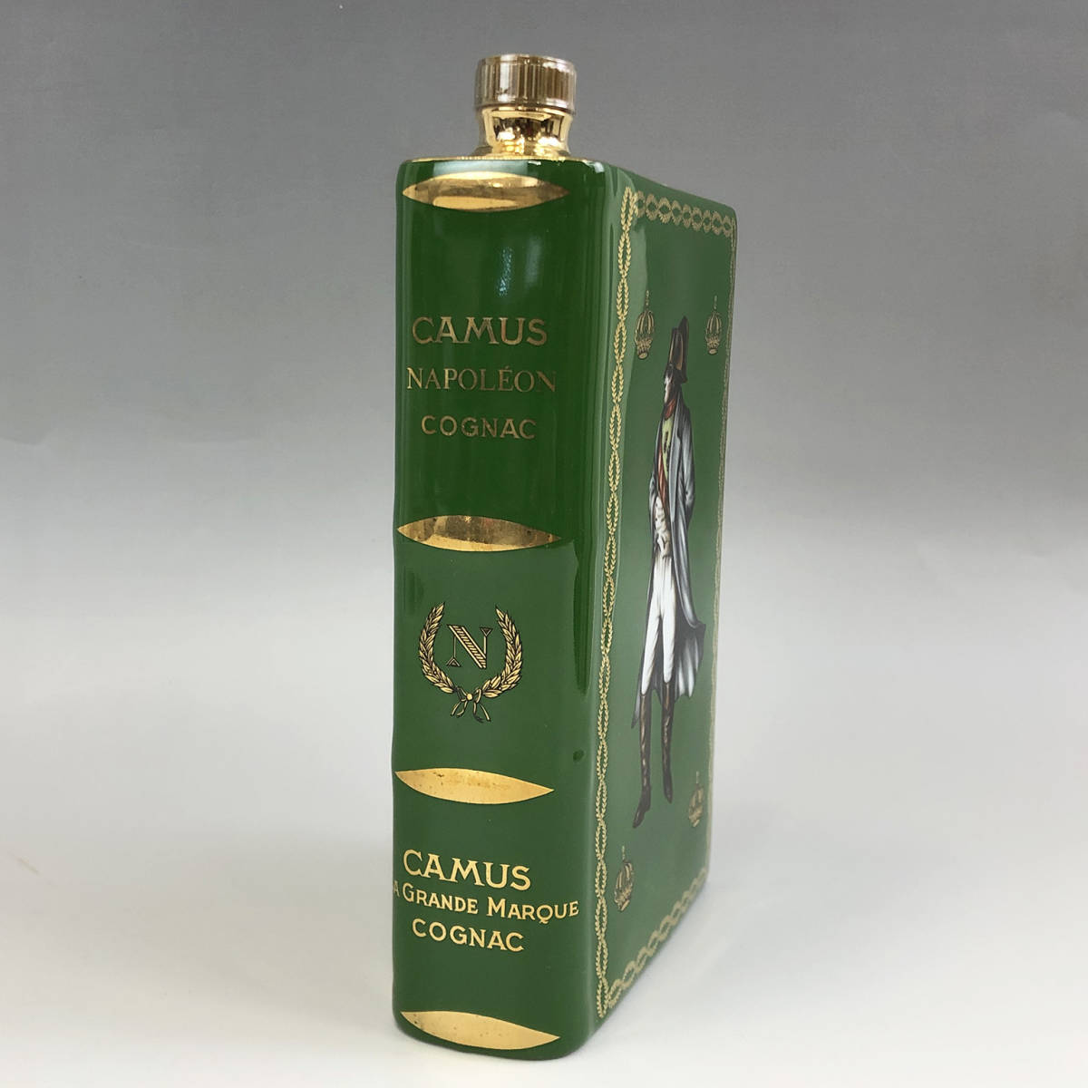 ナポレオン カミュ ブック 古酒 CAMUS 緑 陶器ボトル コニャック