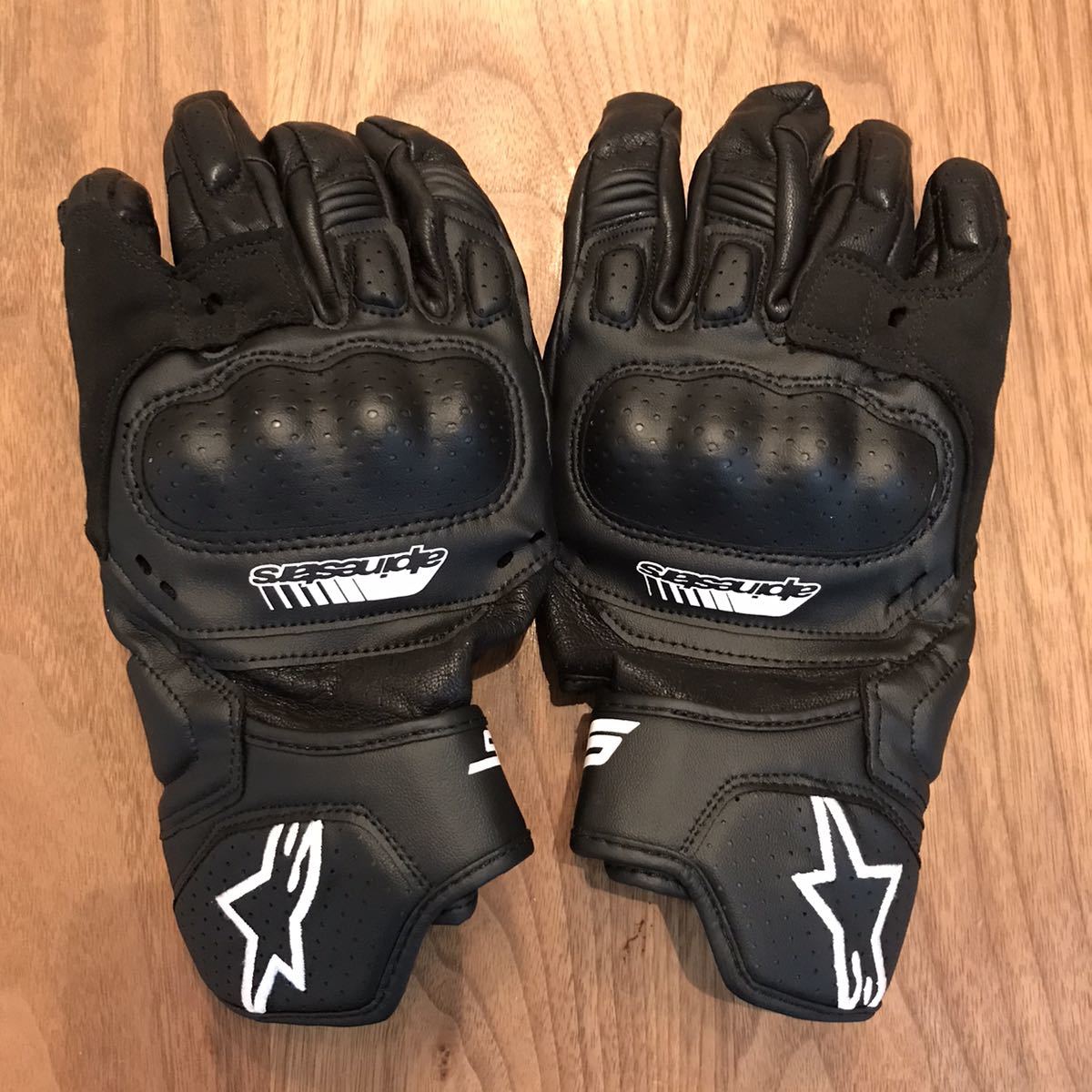 ブラック alpinestars レザーグローブ SP-8 アルパインスターズ 