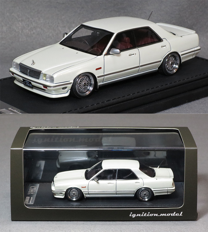 KYOSHO NISSAN GLORIA CIMA FY31 ホワイトパール KYOSHO NISSAN FY31