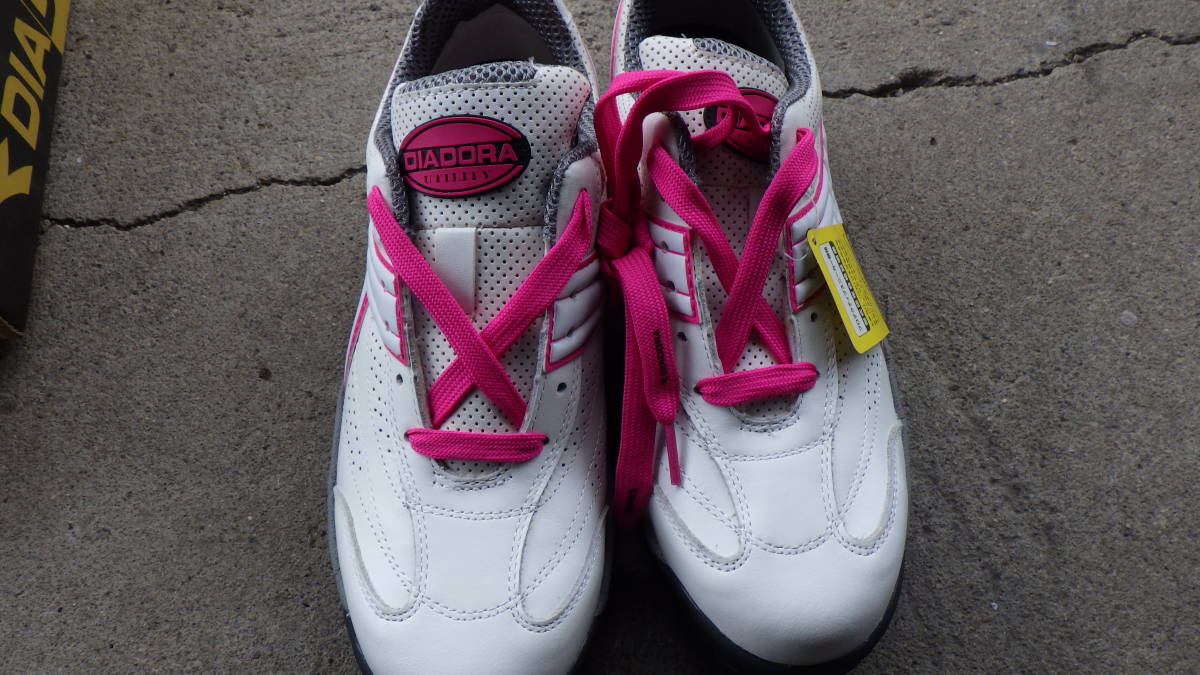 25.5cm安全靴 DIADORA PC-13 未使用 25.5cm CP304アシックス安全靴 グレー
