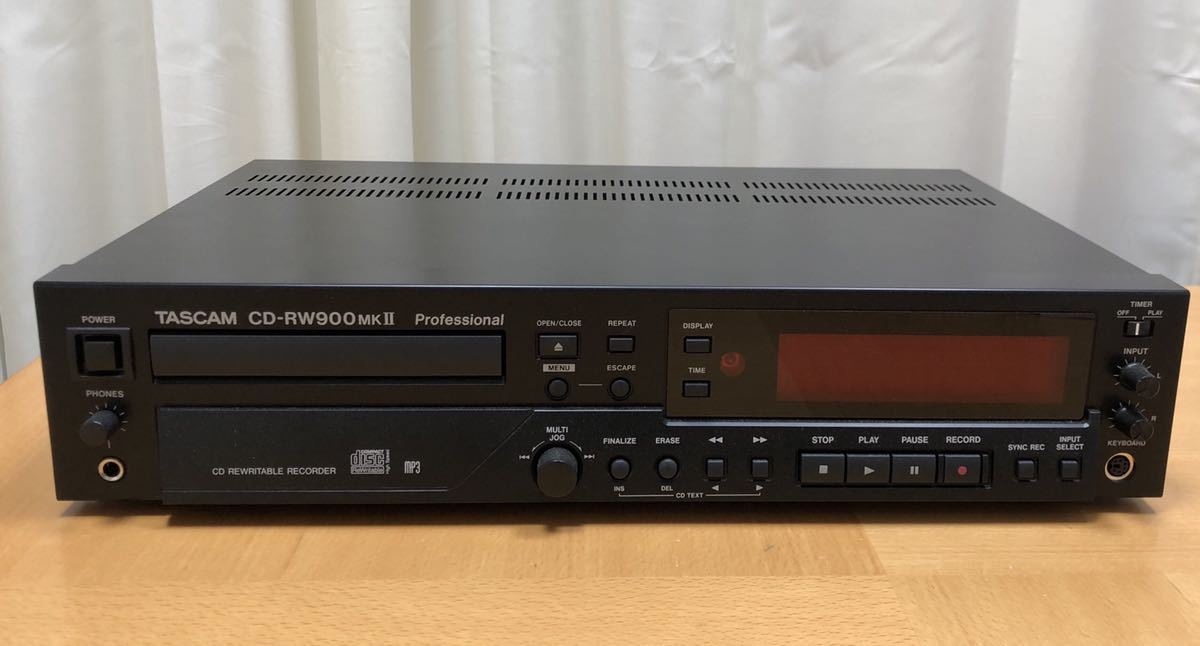 CD TASCAM CD-RW900MKII | - Tascam Professional タスカム recorder