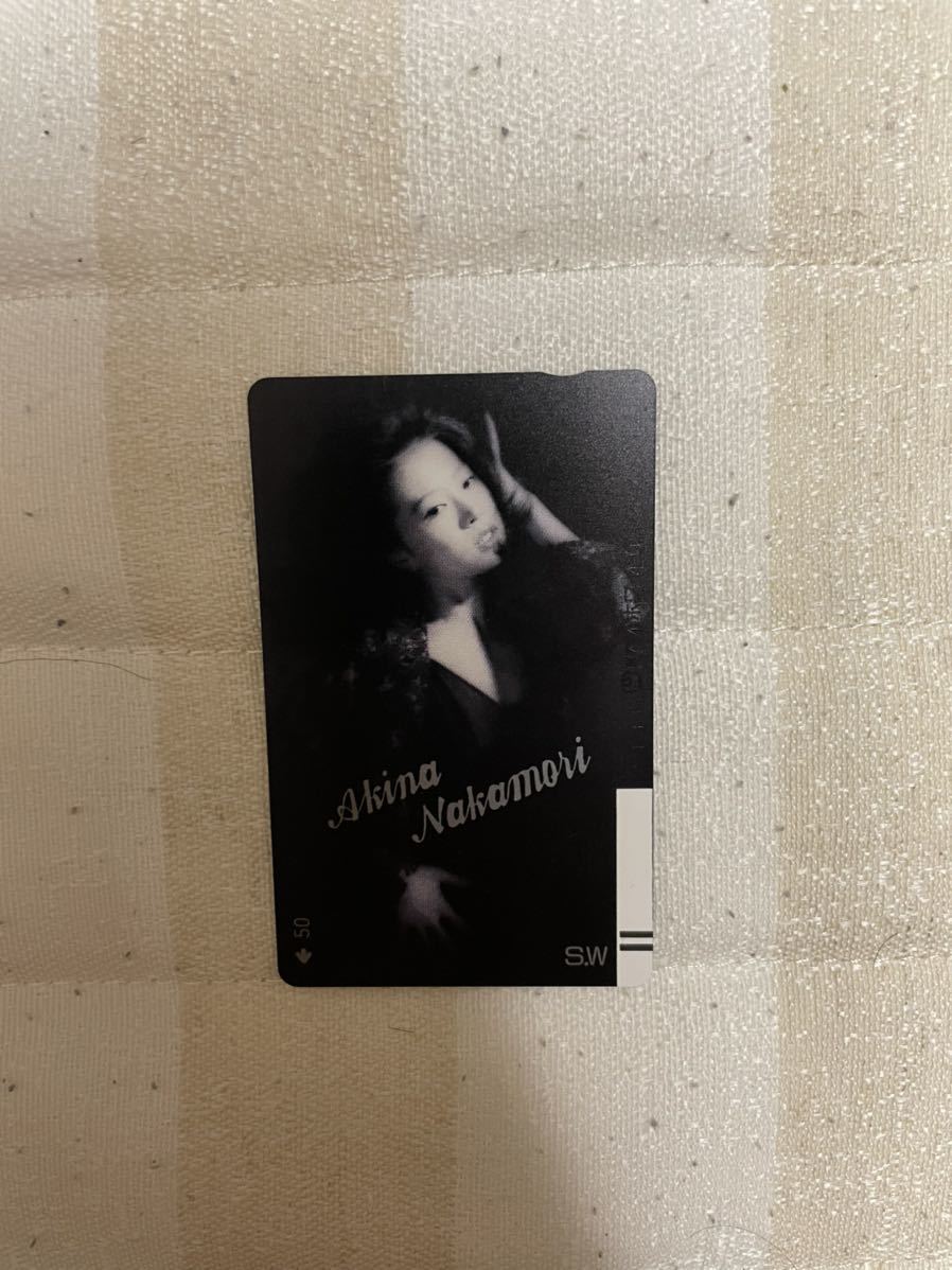 中森明菜 テレフォンカード　当時物_2