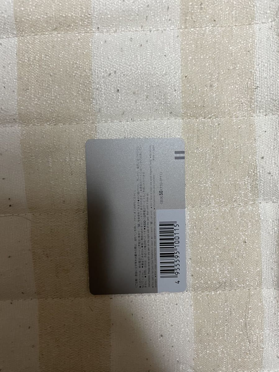 中森明菜 テレフォンカード　当時物_4