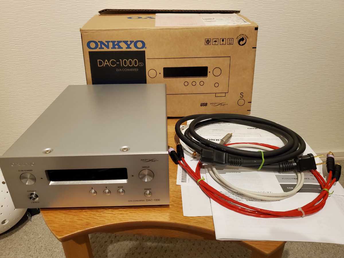 ONKYO DAC-1000 D⁄Aコンバーター 動作確認済 USBケーブル付 ONKYO⁄DA