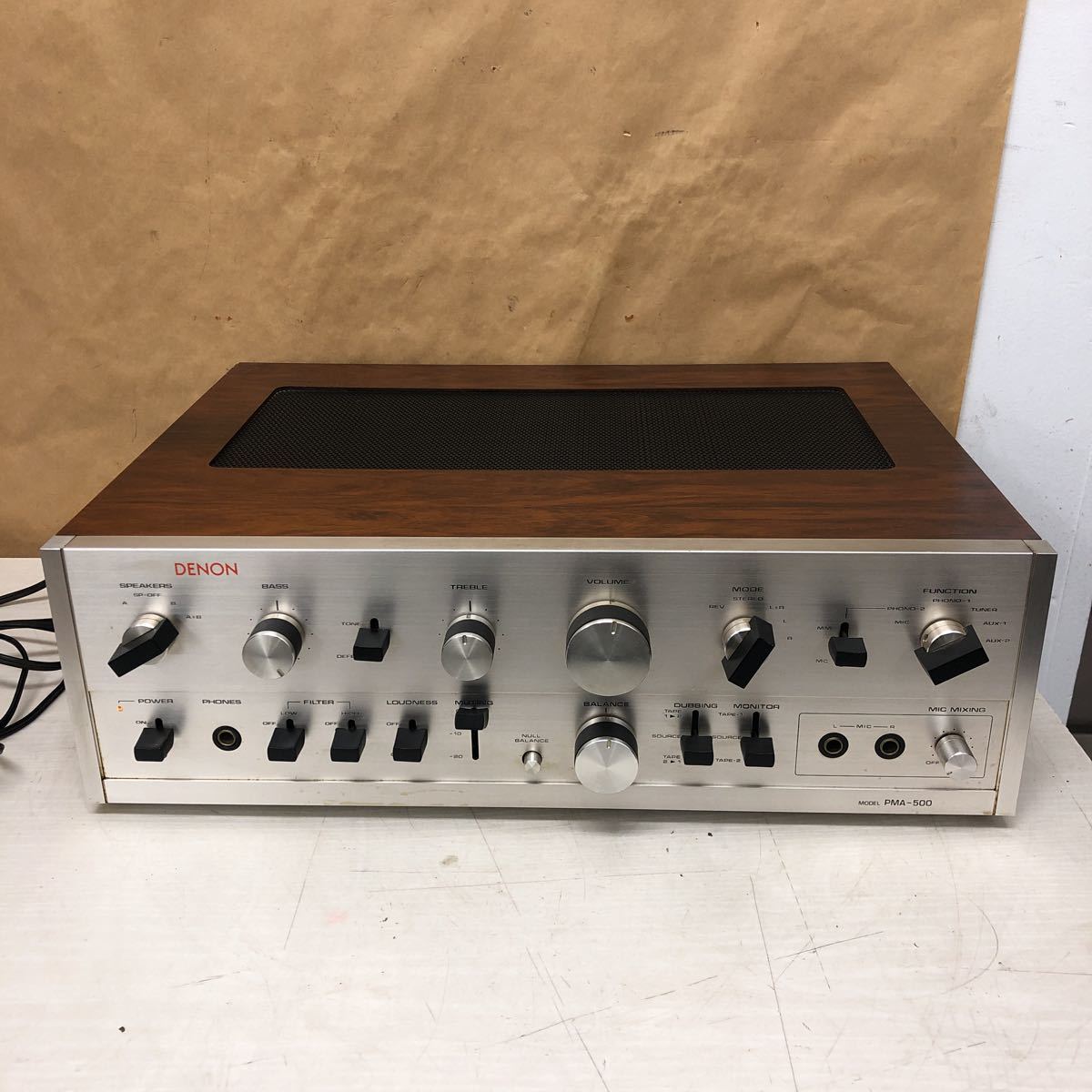DENON PMA-500 通電音出し確認済 DENON PMA-500 通電音出し確認済