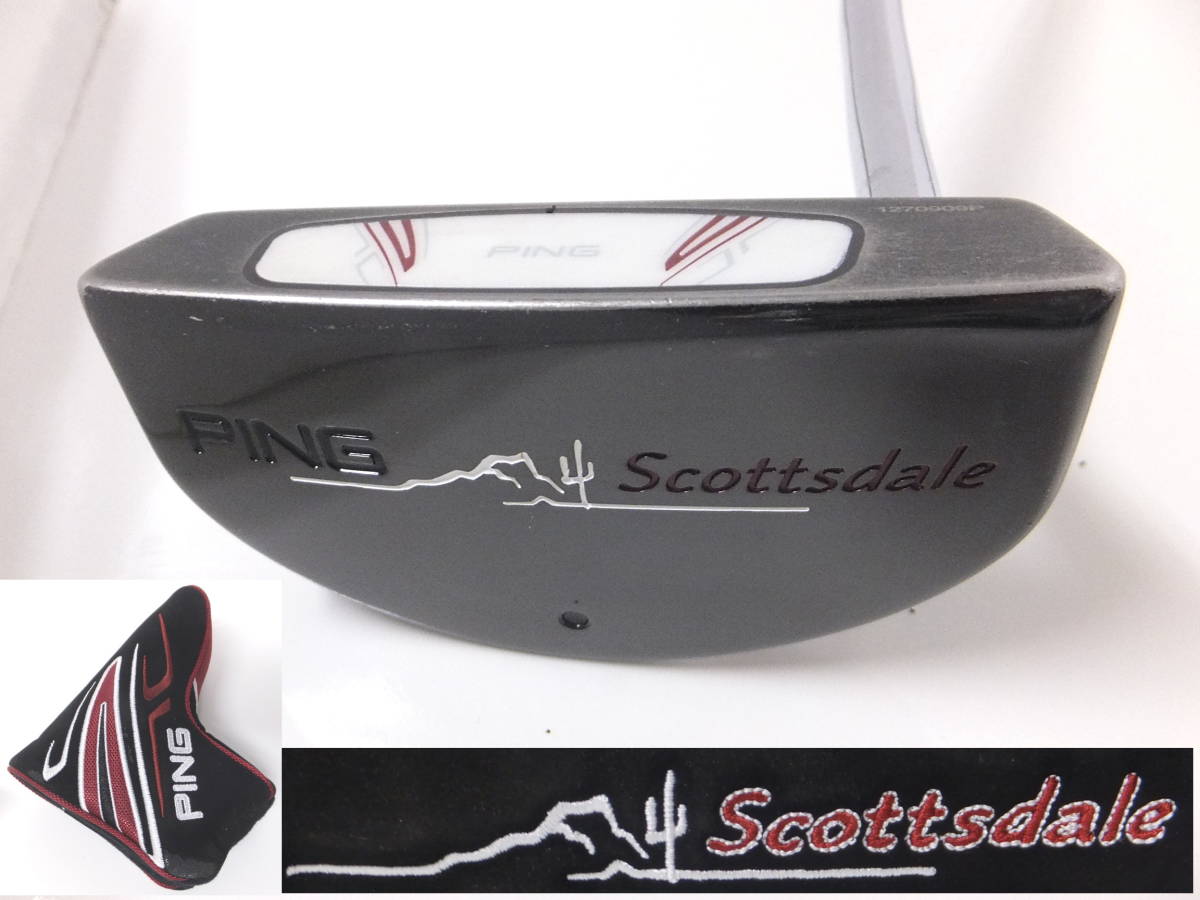 【投げ売り価格！】NOON PETIT PATENT Scottsdale パター Half ピン(PING) Mallet ☆ピン☆PINGスコッツ
