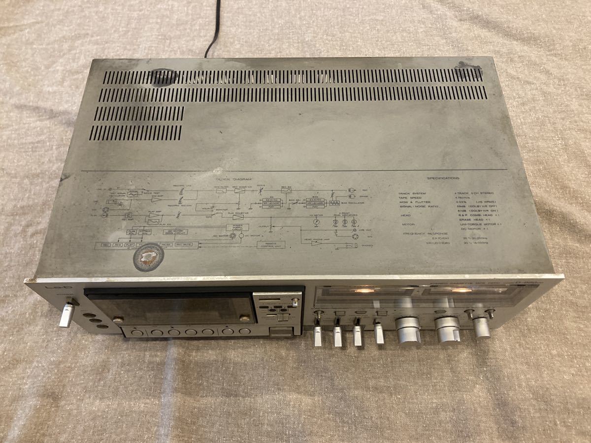 D-980DD カセットデッキ Lo-D System ジャンク 3-Head 日立 D-980DDの