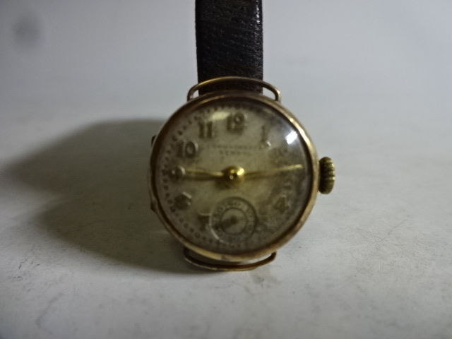 金製 18K 750 FINE刻印有 クロノメーター 手巻時計 ジャンク 6.1g K18